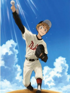 王牌投手振臂高挥}