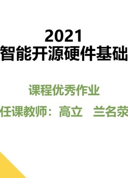 2021智能开源硬件基础课程优秀作品}